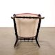 Vintage wooden chairs, foam and velvet, design, Italy, 1950s-1960s