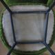 Pair of chairs tonneau moumoute green feet metal compass