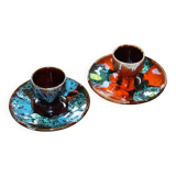 Two Vallauris egg cups.