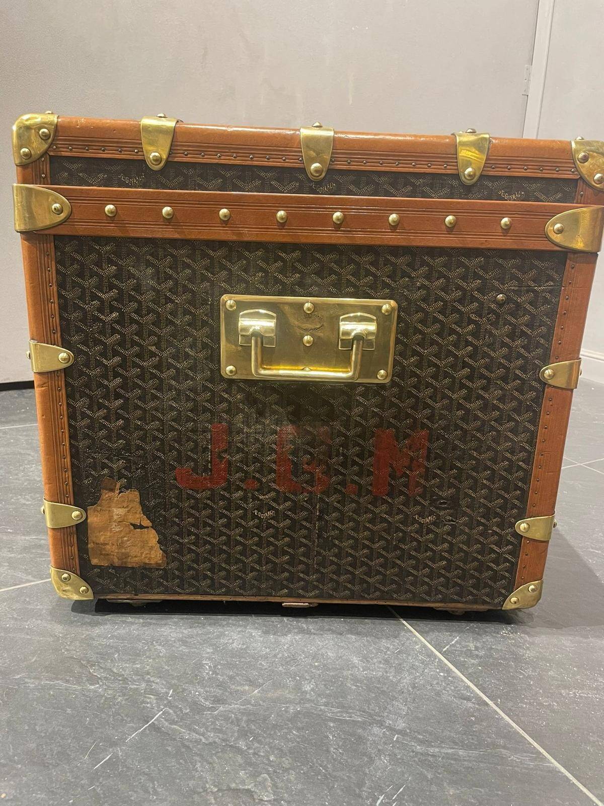 GOYARD VINTAGE TRUNK FROM THE '20s
