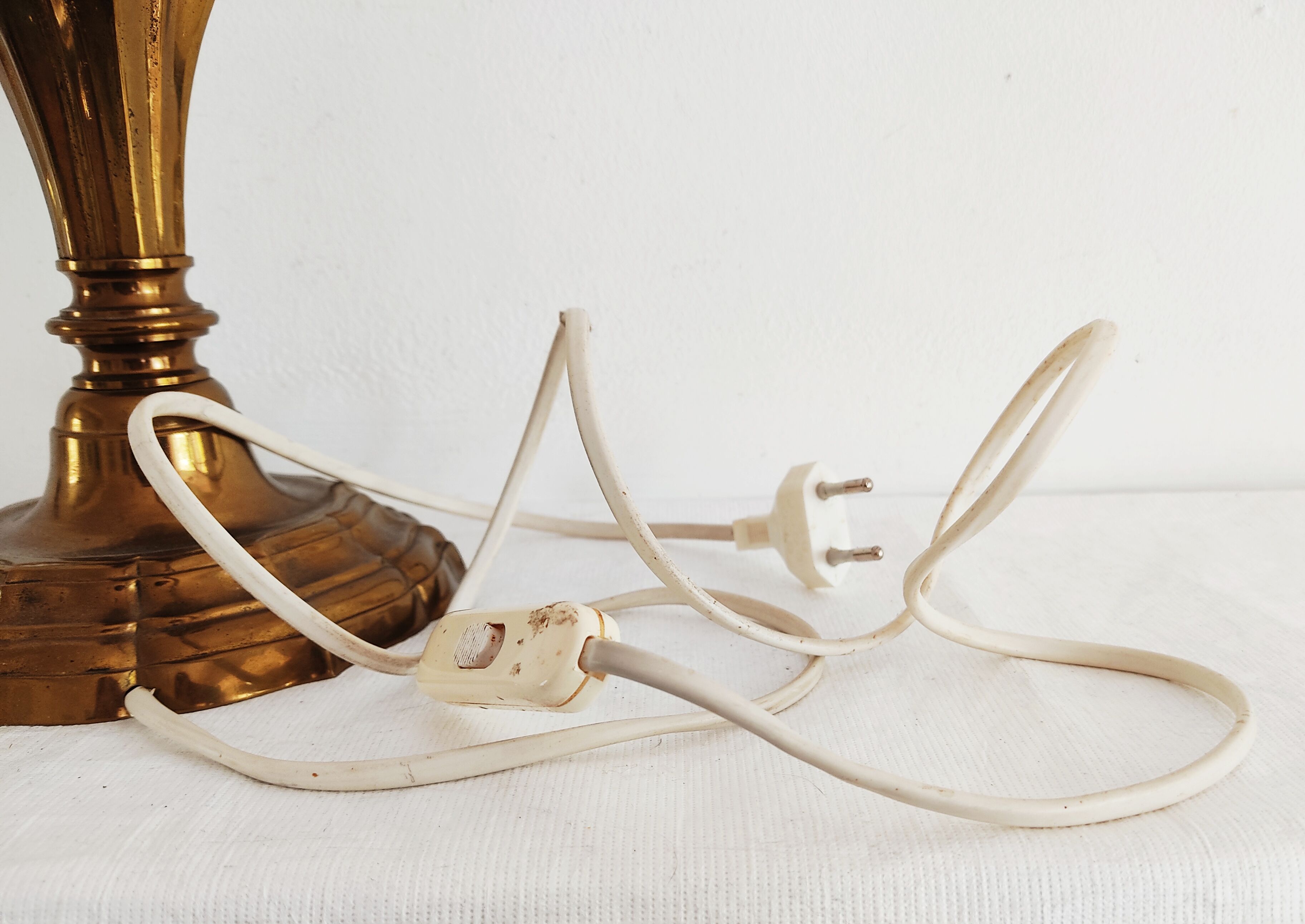 Bronze lamp foot around 1900 40 cm