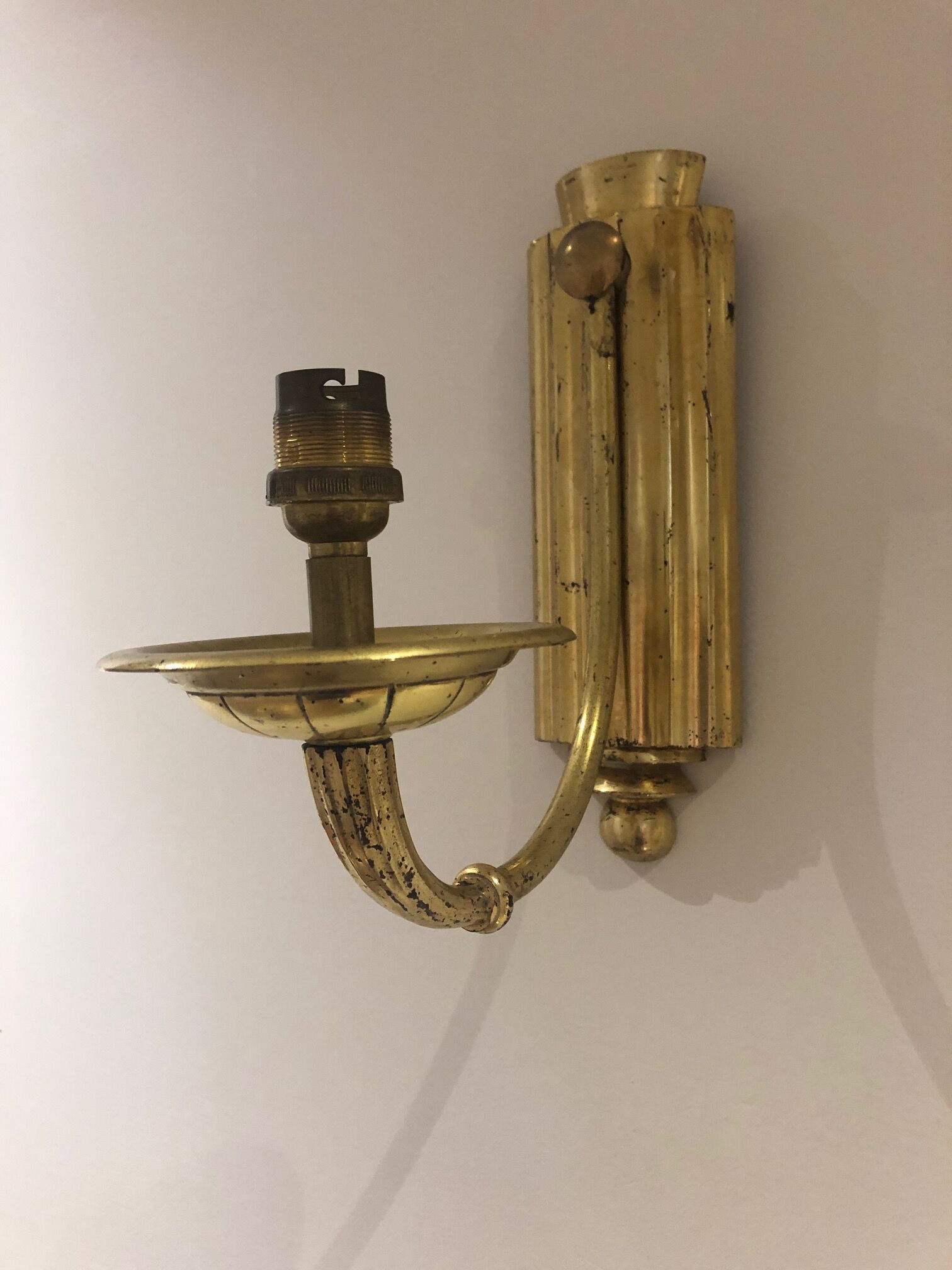 Art Deco sconces pair