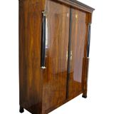 Empire Armoire in Walnut Veneer & Brass, Vienna, 1815