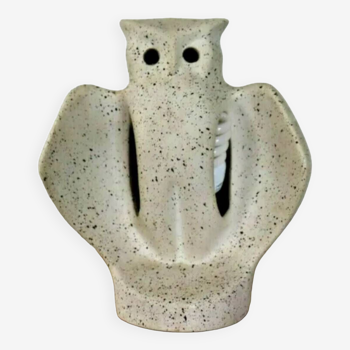 80s owl ceramic lamp