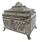 Sucrier éclectique allemand de WMF, années 1890