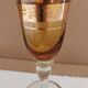 7 vintage crystal glasses
