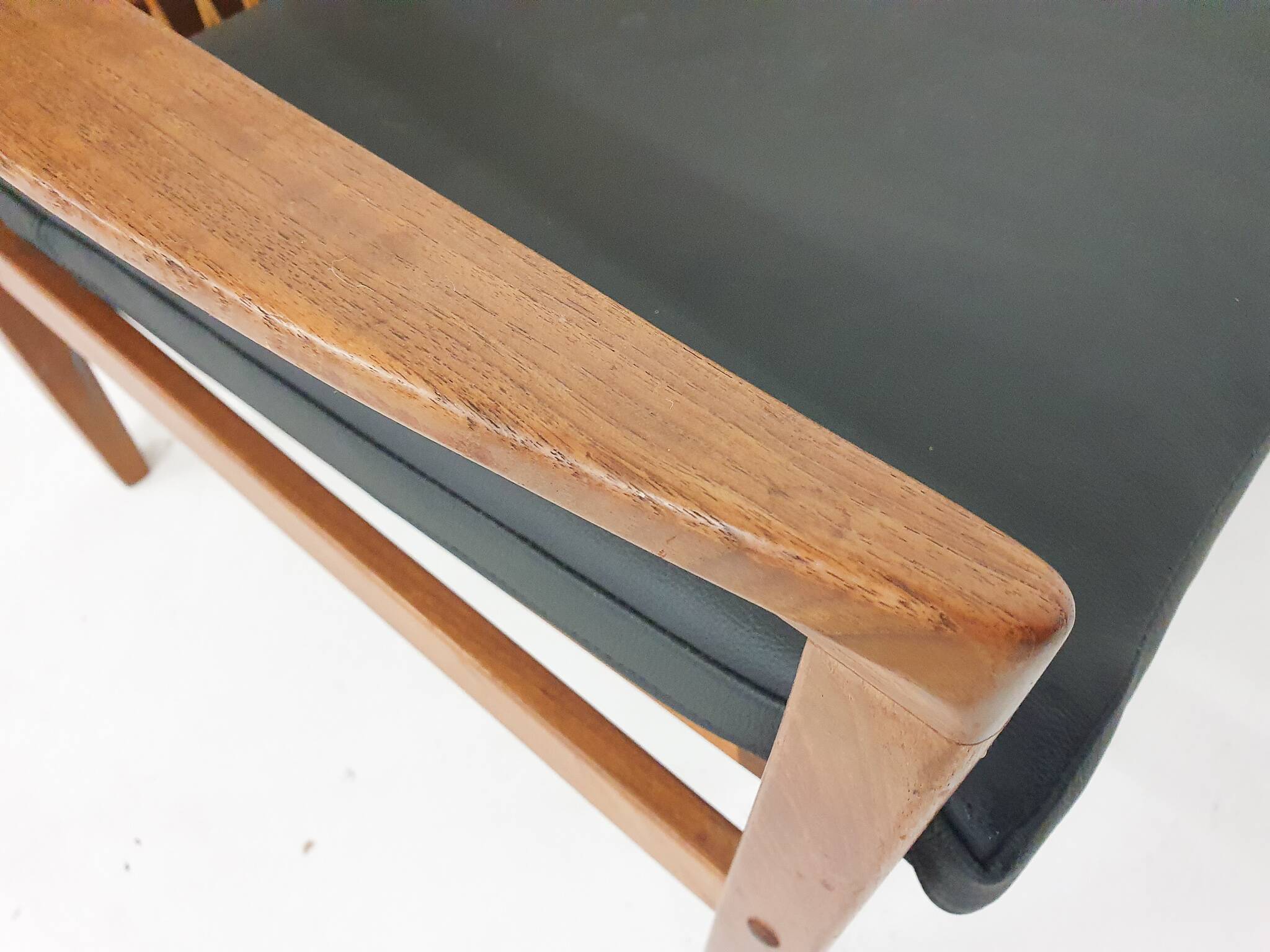 Hans Olsen for Brdr Juul Kristensen, rattan backed sofa, Denmark 1950s