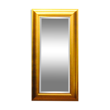 Large mirror in a golden decorative frame