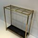 Rectangular umbrella holder in brass and cast iron. french work. around 1900
