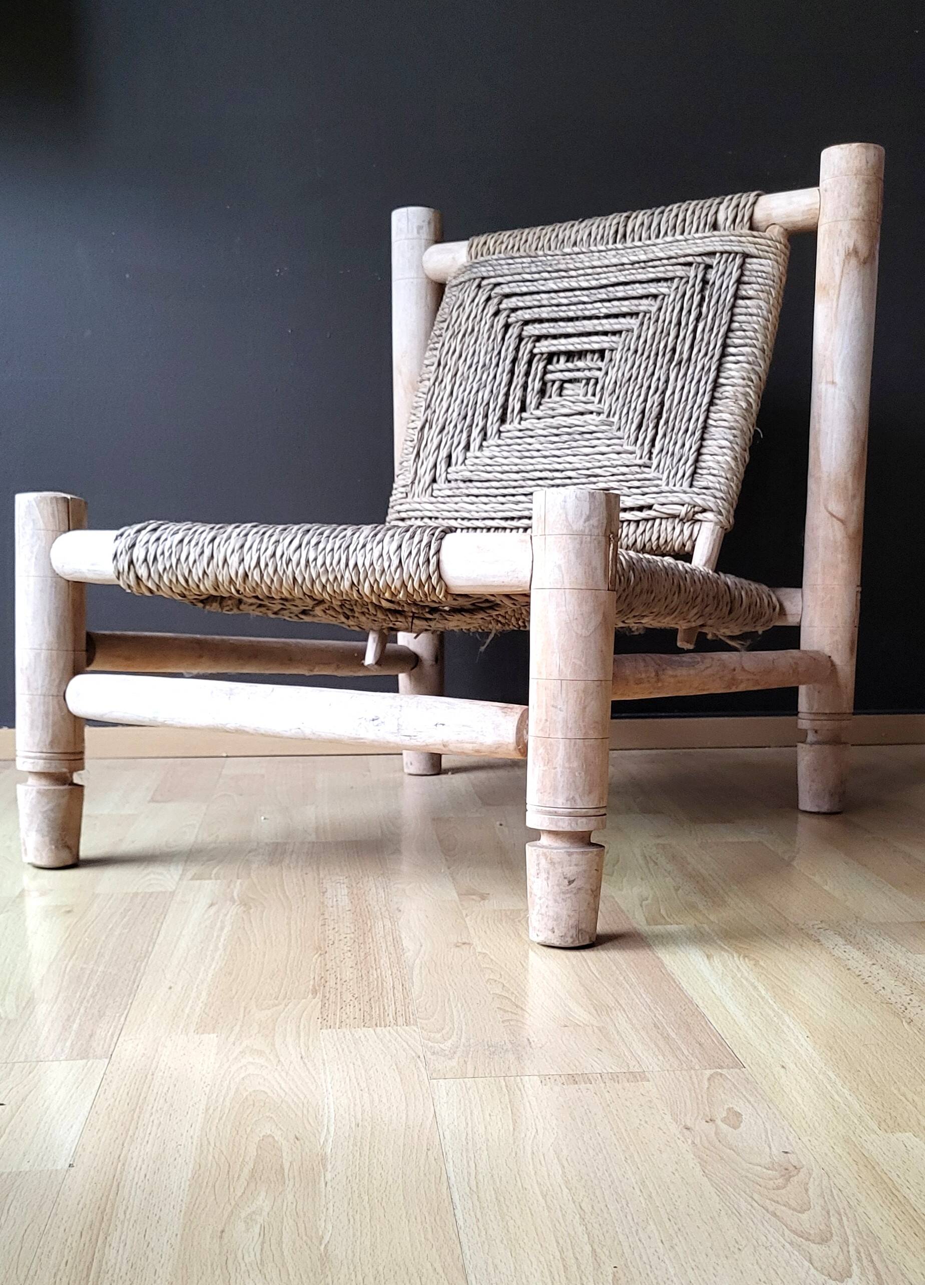 Audoux & Minet Rope Armchair 70s