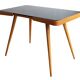1960's Mid Century Coffee Table With a Black Opaxite Glass - Smaller version