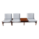 Modular vintage lounge set in teak signed by Karl SØrlie & SØnner.