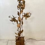 Gilded metal Florentine table or floor lamp by Hans Kögl, 1960s