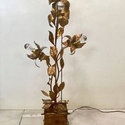 Gilded metal Florentine table or floor lamp by Hans Kögl, 1960s