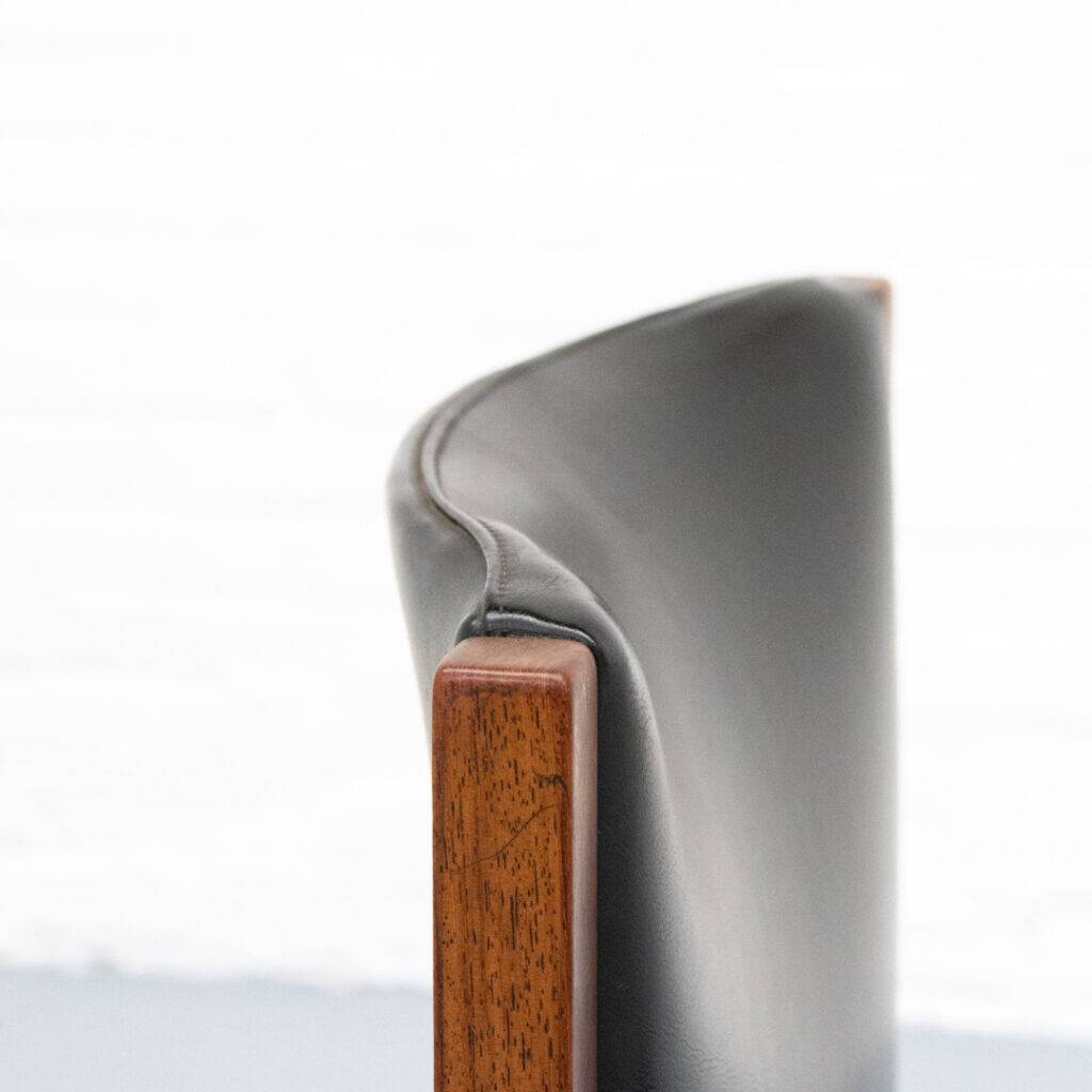 Italian Dining chair set by Tito Agnoli