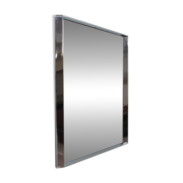 Vintage triangular prism-shaped side edge mirror 1970s
