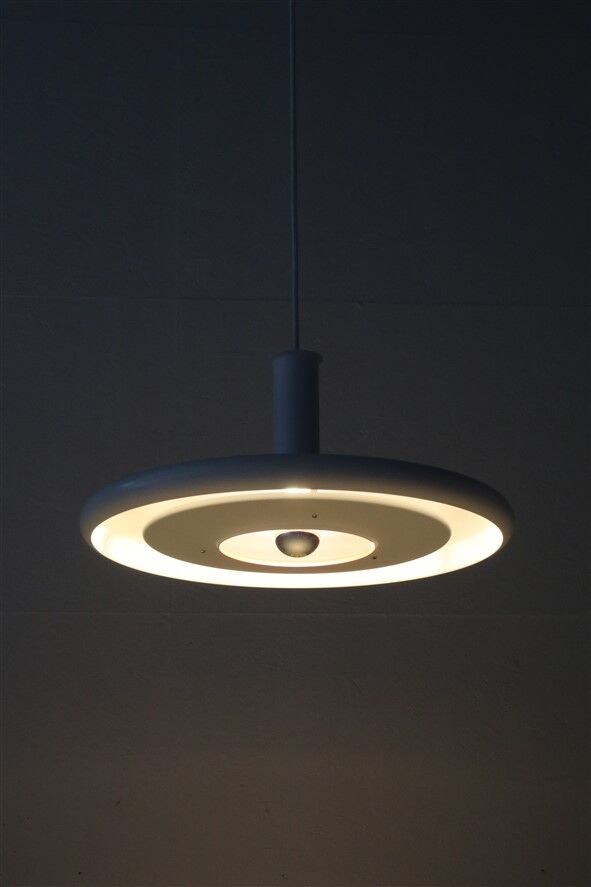 Big Fog & Mørup / Hans Due 'Optima' pendant lamp / Mid-century Danish modern design / 1970s