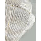 Luxury Imperial Transparent Diamanted Petals Murano Glass Chandelier – Simo