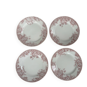 Assiette plate ancienne