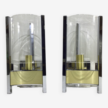 Sciolari – Pair of triangle wall lights