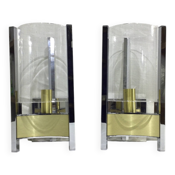 Sciolari – Pair of triangle wall lights