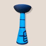 Modernist Ceramic Candle holder, Egyptian Inspired in The Taste Of Francine Delpierre