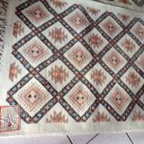 Pair of hand of Tunisia in wool-made carpets 86x138cm