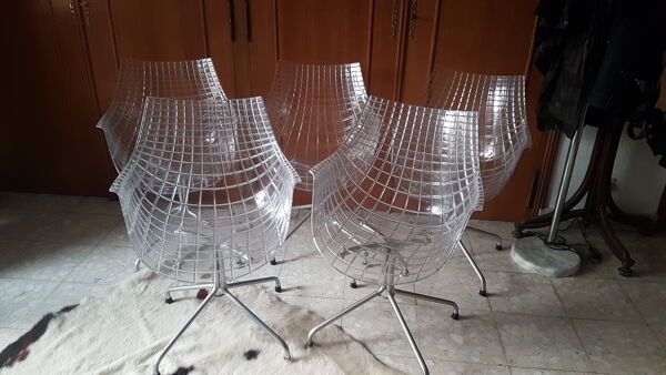 Lot de 5 fauteuils driade