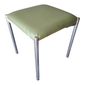 Tabouret en skaï de 1970