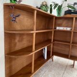 Corner bookcase shelf from the 60s ART DECO