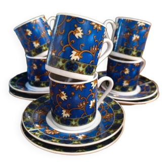 Tasses art deco porcelaine