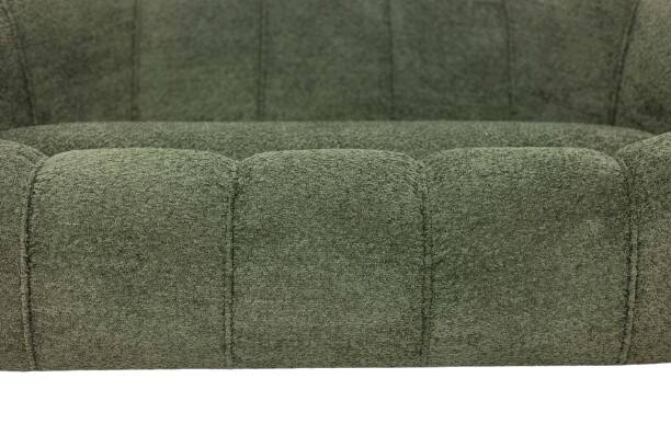Sofa in bouclette fabric. Contemporary work.