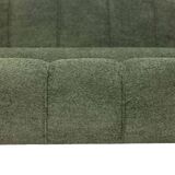Sofa in bouclette fabric. Contemporary work.