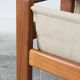 Mid-century danish modern teak magazine rack from salling stolefabrik