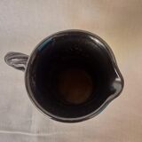 Pichet en céramique noire vallauris (france)