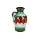 Fat Lava Vase Turquoise Orange West Germany Scheurich 490 25