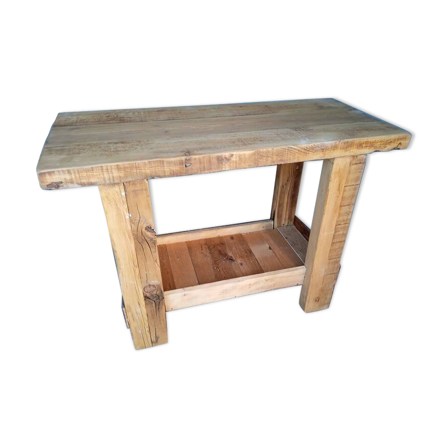 Workbench 120cm old solid wood