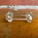 Set of 12 Antique Molded Bubble Glass Knife Rests Vintage Tableware