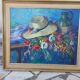 Tableau huile sur toile signé