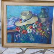 Table oil on canvas signed