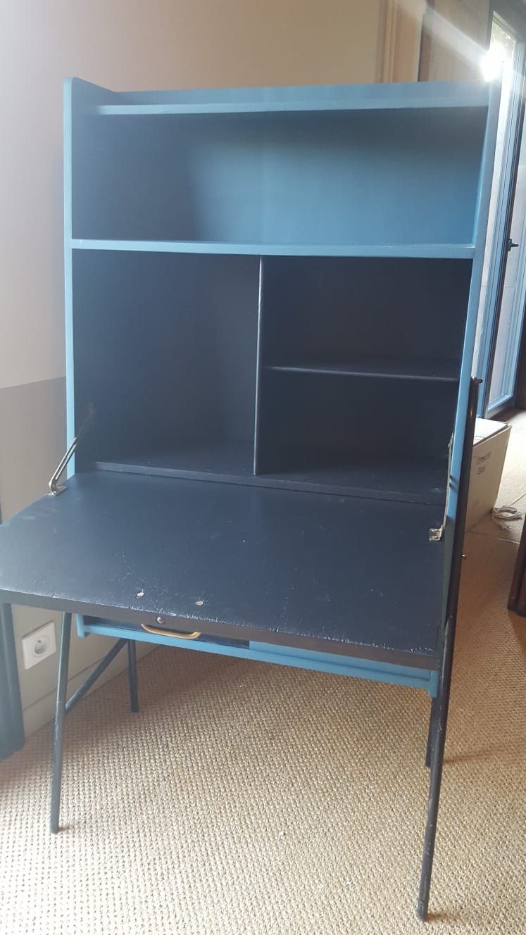 Vintage writing desk revamped