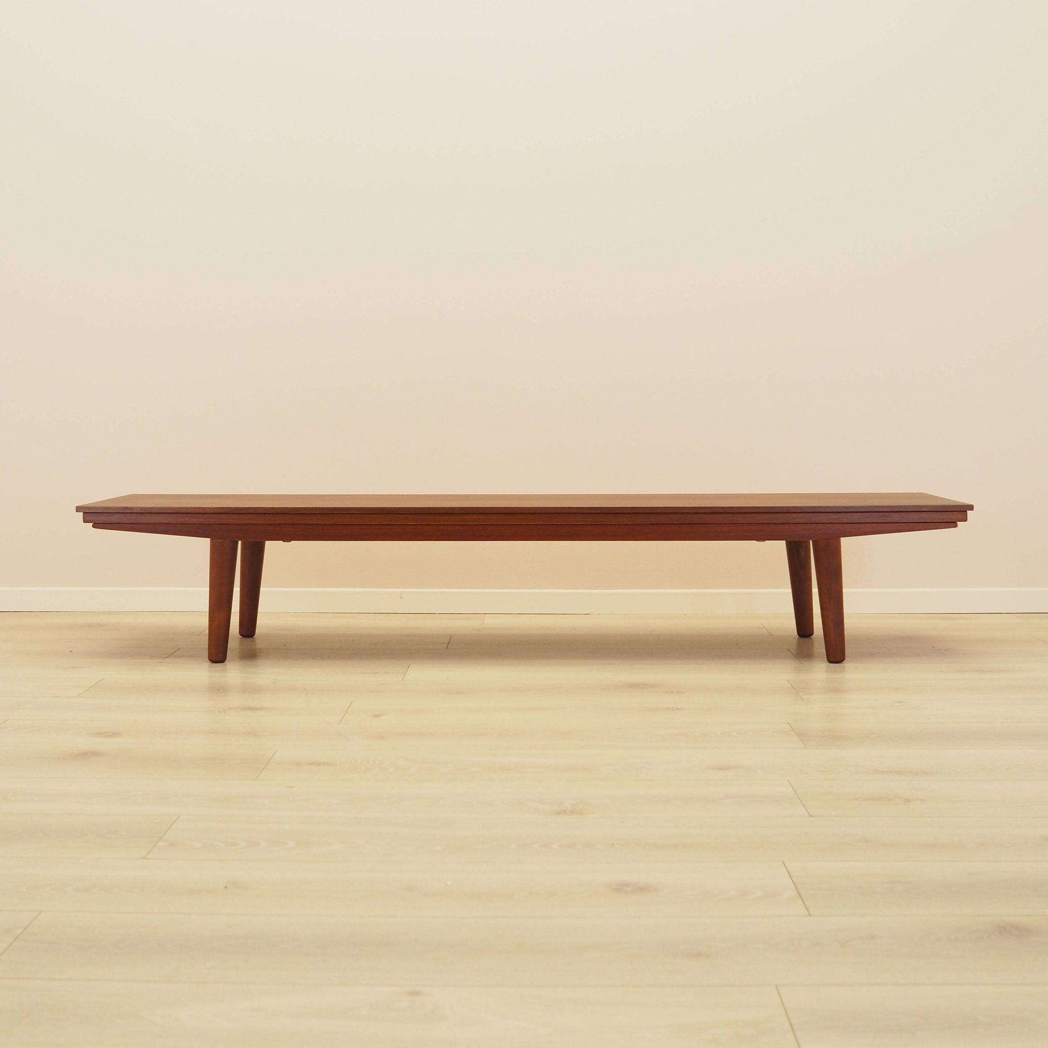 Teak lowboard, Danish design, 1970s, made in Denmark