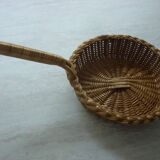 Wicker stove-shaped basket