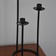 Bougeoir, candlestick 3 Scandinavian metal lights