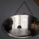 Old bevelled art deco mirror  61x34cm