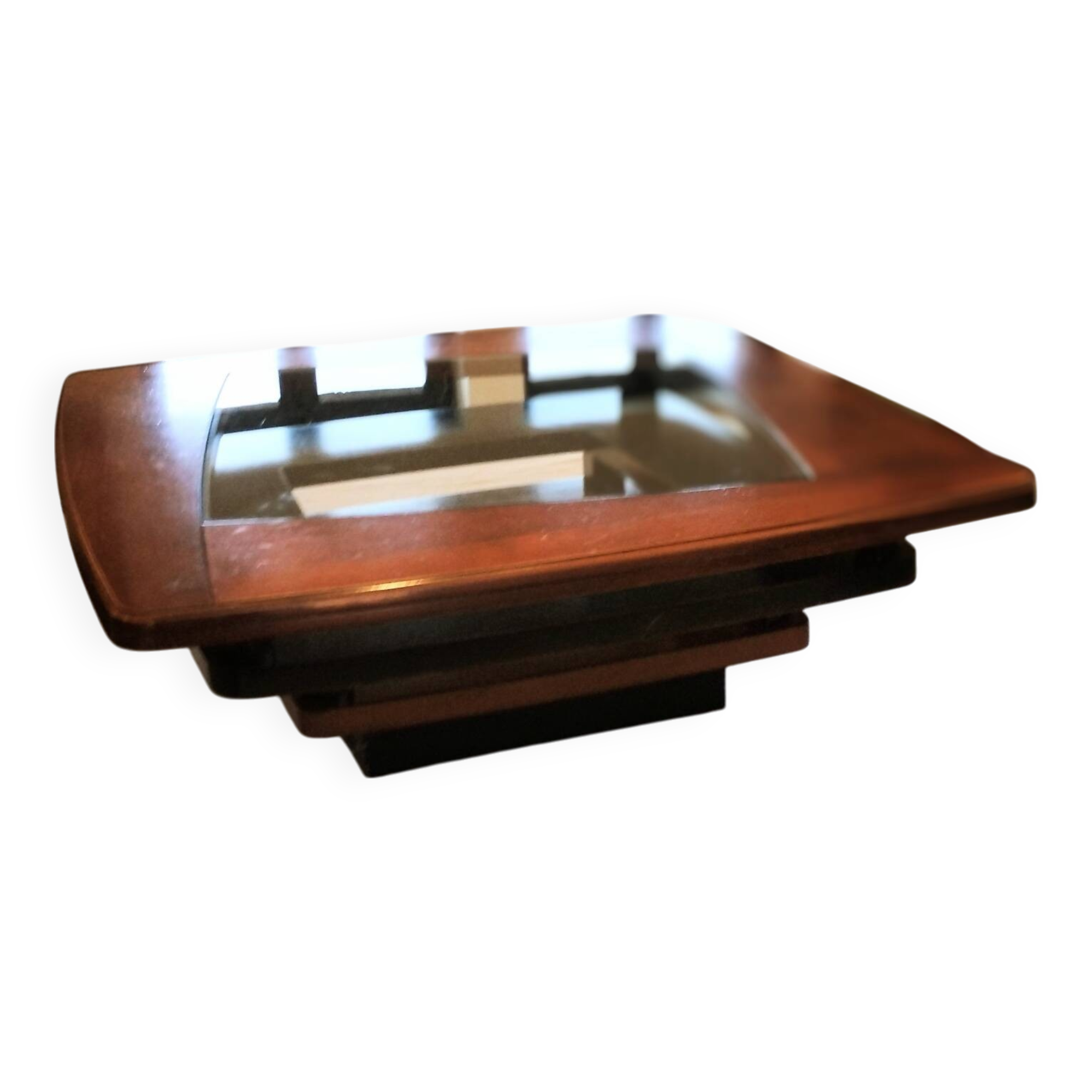 "The Twist" square coffee table