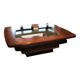 "The Twist" square coffee table