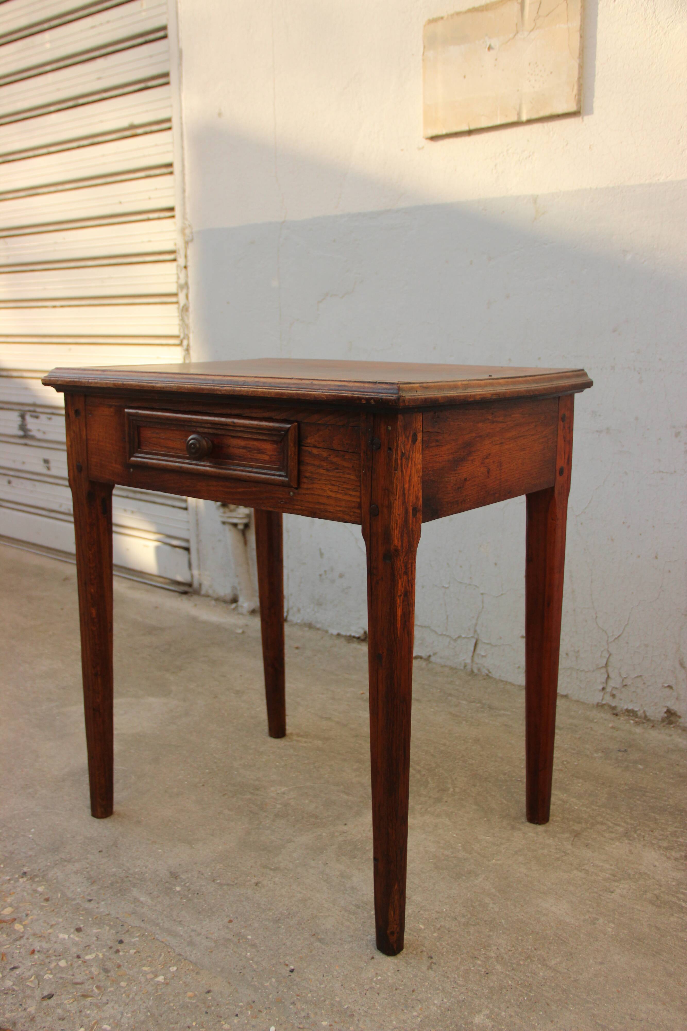 Solid oak desk
