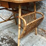 Louis Sognot rattan desk