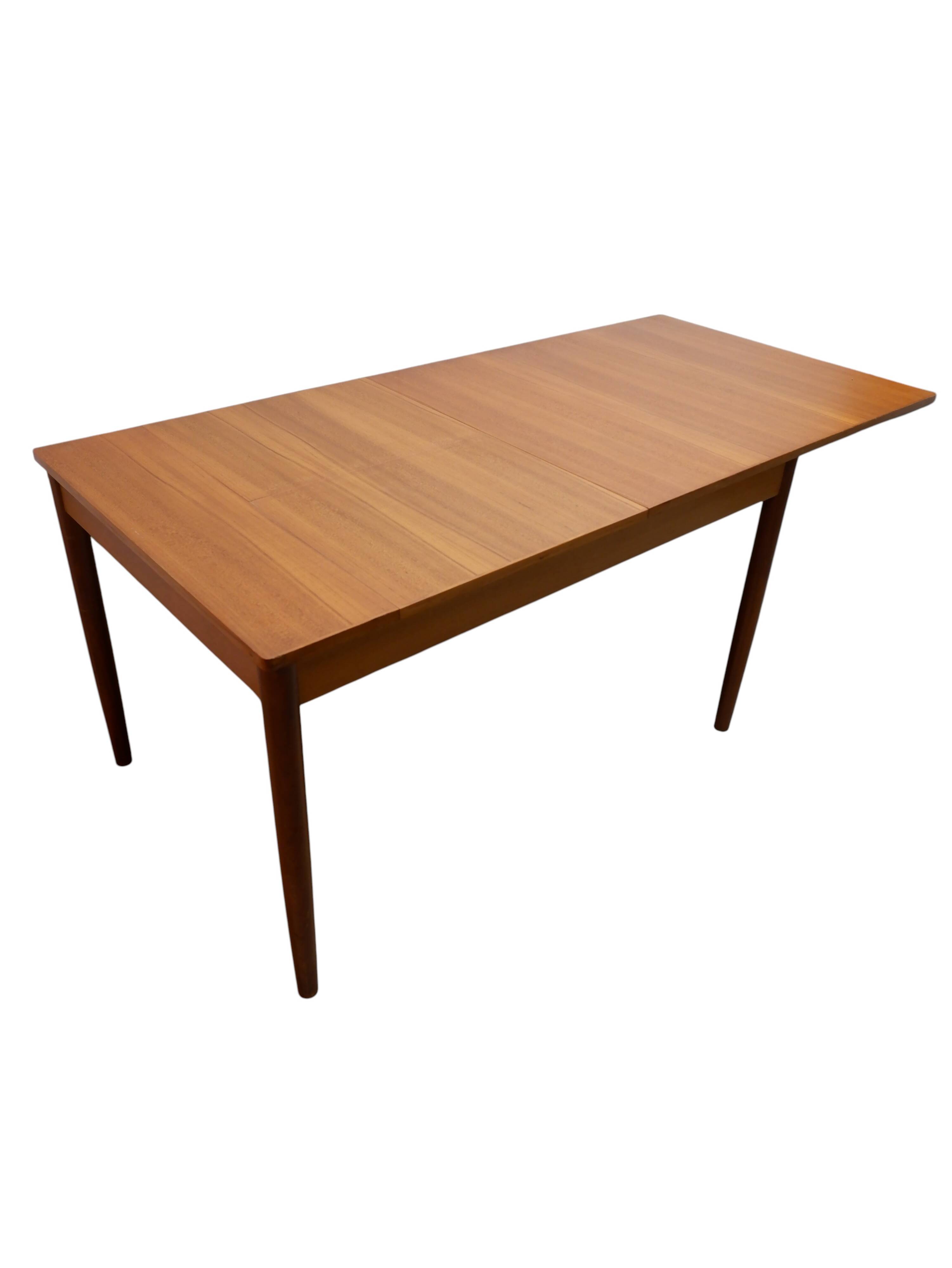 Teak extendable dining table, 1960s Denmark